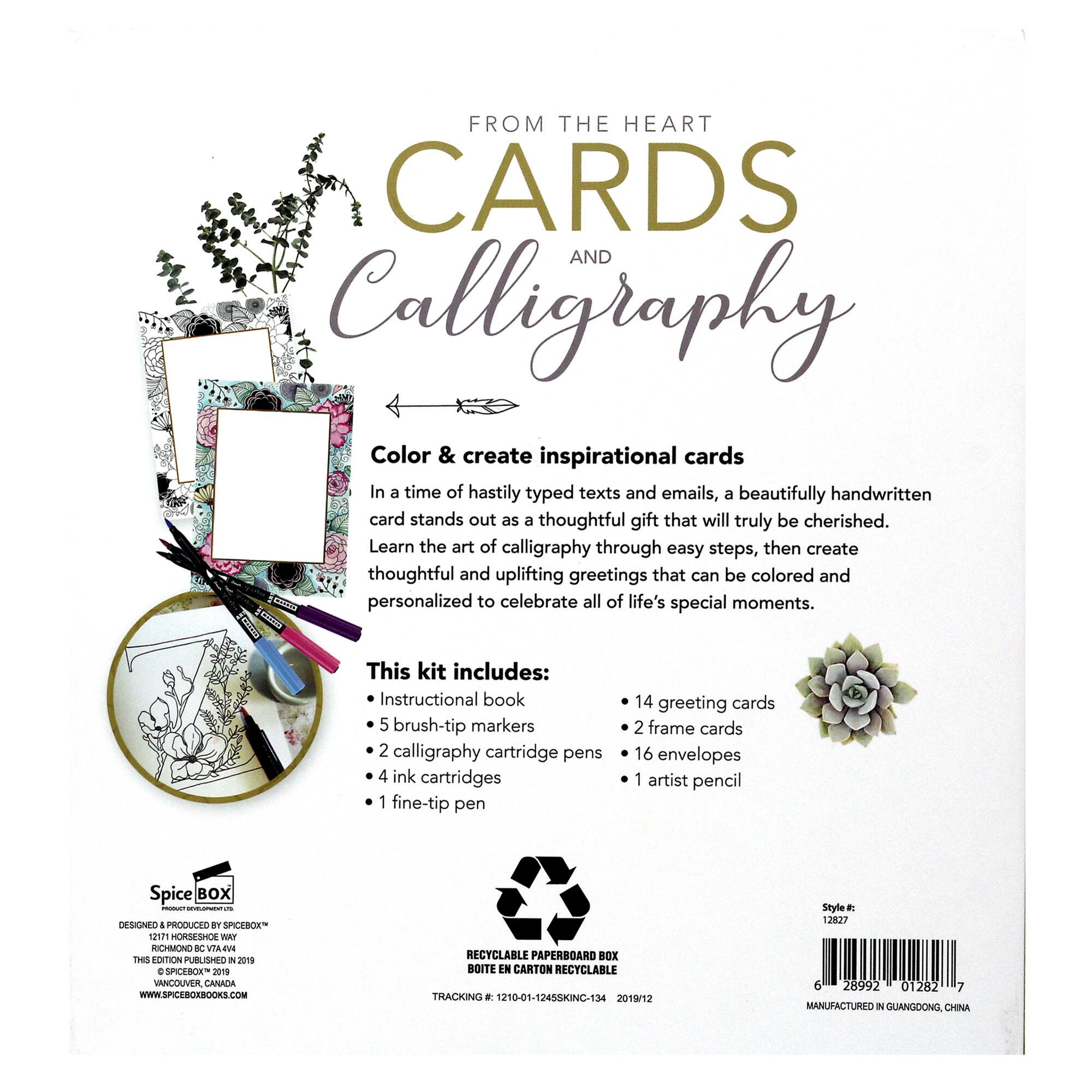 SpiceBox Sketch Plus Cards & Calligraphy Kit